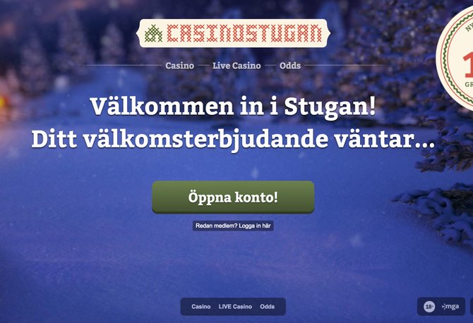 Casinostugan Screen