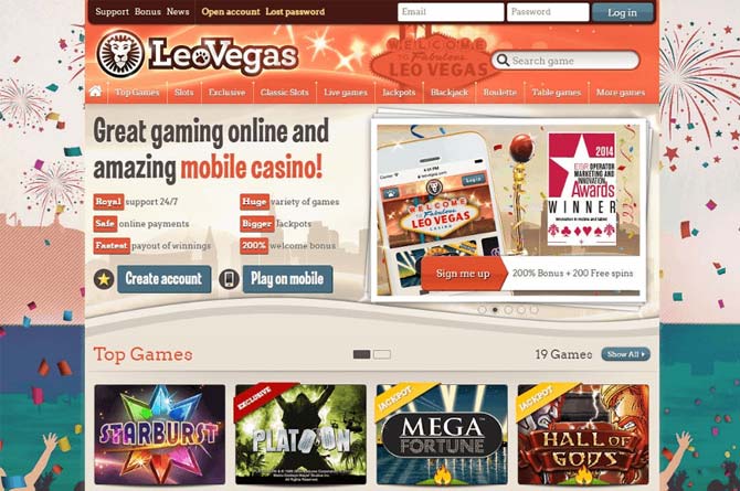 Leo-Vegas Screenshot